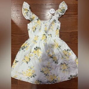Hollister Yellow White floral dress